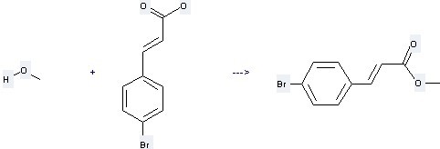 The (E)-Methyl 3-(4-bromophenyl)acrylate can be obtained by Methanol and 4-Bromo-trans-cinnamic acid.